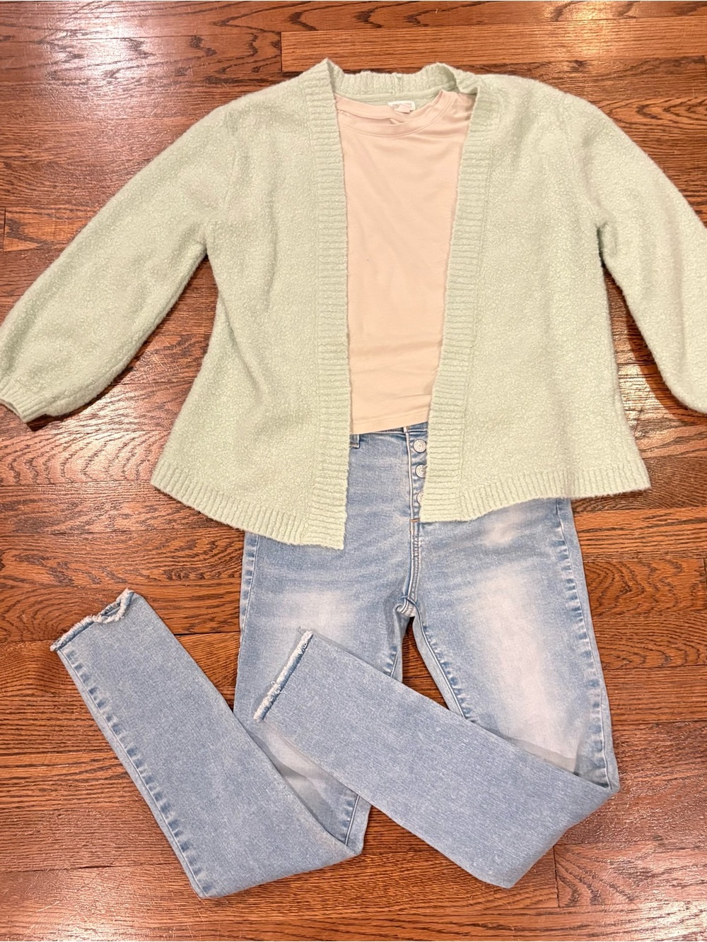 Girl’s Old Navy/Gymboree Outfit - Jeans Tee and Sweater Cardigan
